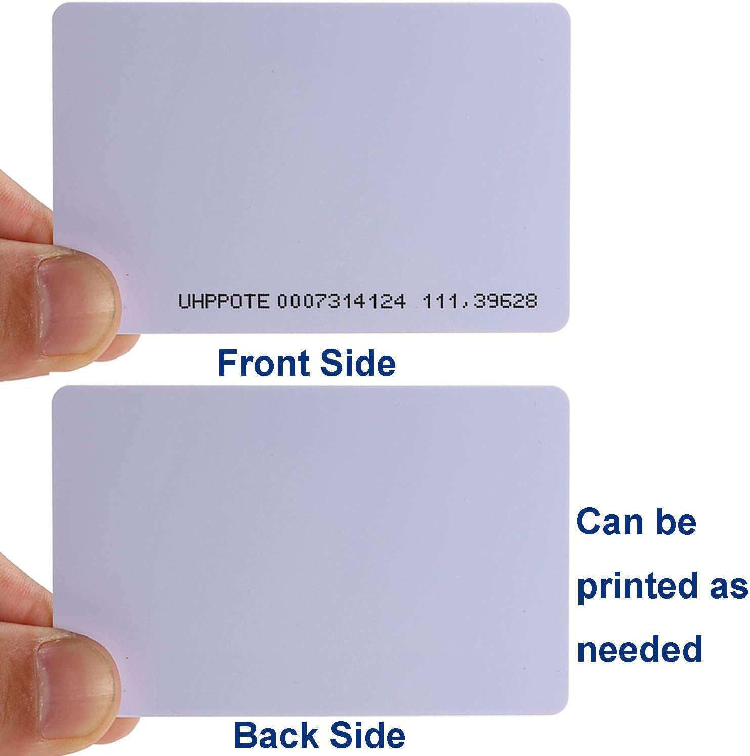 UHPPOTE Tarjeta inteligente de proximidad RFID sin contacto de 125 kHz de 0.031 in de grosor para sistema de control de acceso y asistencia de