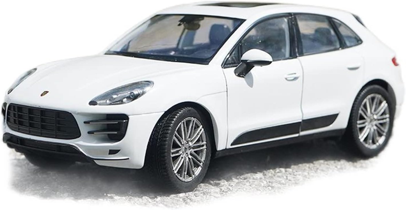 Vehículo de aleación preciable modelo 1 24 para Porsche Macan Turbo aleación modelo de coche fundido a presión juguete regalo de cumpleaños para