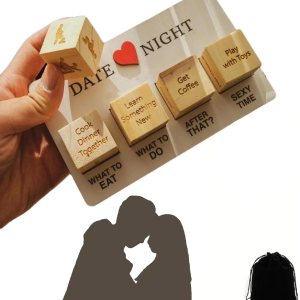 Dados de noche de cita, Juego de dados de ideas para citas nocturnas, Dados de noche de cita después de la edición oscura-Juego de cubo nocturno de Dados de noche de cita, Juego de dados de ideas para citas nocturnas, Dados de noche de cita después de la edición oscura-Juego de cubo nocturno de