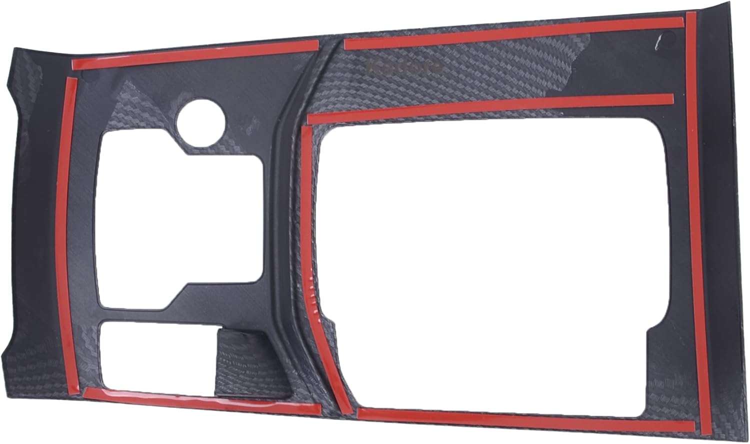 Kadore Cubierta de panel de caja de cambios interior estilo fibra de carbono para Mazda CX-5 CX5 2017-2021 2022 2023 transmisión automática de
