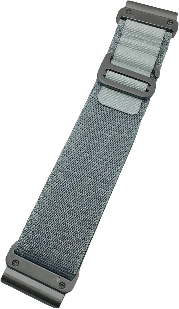 Elegante correa alpina de 1.024 in para relojes Garmin  Correa de nailon de alta calidad para FENIX 7X, 5X, 6X Pro  Accesorio de reloj de moda para
