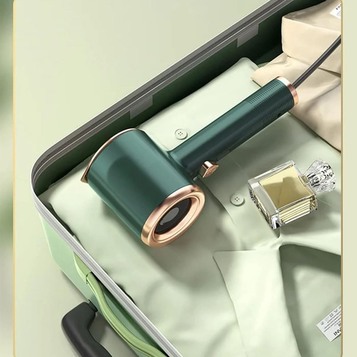 Mini máquina de planchar portátil, mini máquina de planchar de mano de viaje y de mano, mini plancha de vapor portátil, vaporizador portátil para
