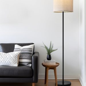 Oneach Lámpara de pie industrial de granja de 61 pulgadas para sala de estar, lámpara de pie rústica para sala de estar, dormitorio, lámparas altas Oneach Lámpara de pie industrial de granja de 61 pulgadas para sala de estar, lámpara de pie rústica para sala de estar, dormitorio, lámparas altas