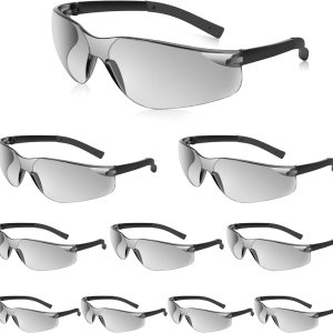 Salfboy Anteojos de seguridad para hombres y mujeres, ANSI Z87.1, anteojos de seguridad a granel con protección UV resistentes a los arañazos, 10 Salfboy Anteojos de seguridad para hombres y mujeres, ANSI Z87.1, anteojos de seguridad a granel con protección UV resistentes a los arañazos, 10