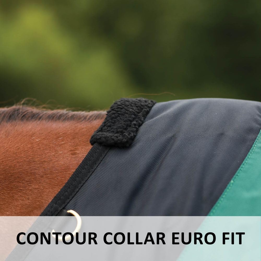 StormShield Contour Collar Extreme II – Manta de caballo  Cuello de contorno Euro Fit  5 veces más impermeable  Máxima protección contra la lluvia y