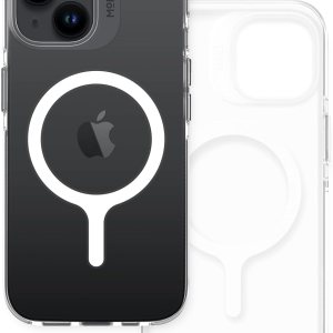 MOFT Funda magnética para iPhone 15, antiamarilleamiento y arañazos, protección de grado militar, sin BPA, a prueba de golpes, transparente MOFT Funda magnética para iPhone 15, antiamarilleamiento y arañazos, protección de grado militar, sin BPA, a prueba de golpes, transparente