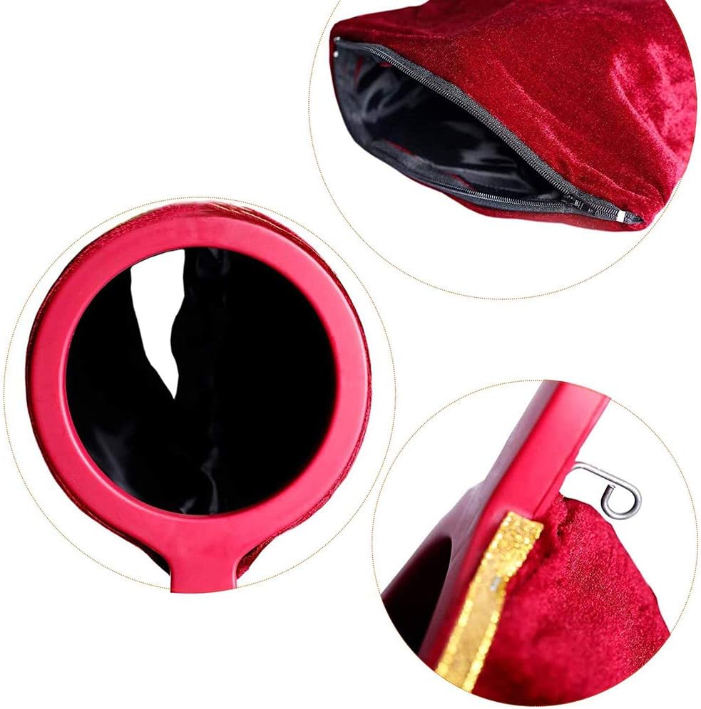 Bolsa de cambio mágica con asa, bolsa de tela universal, accesorios mágicos mágicos, bolsa de cambio que hace que aparezca o desaparezca clásico