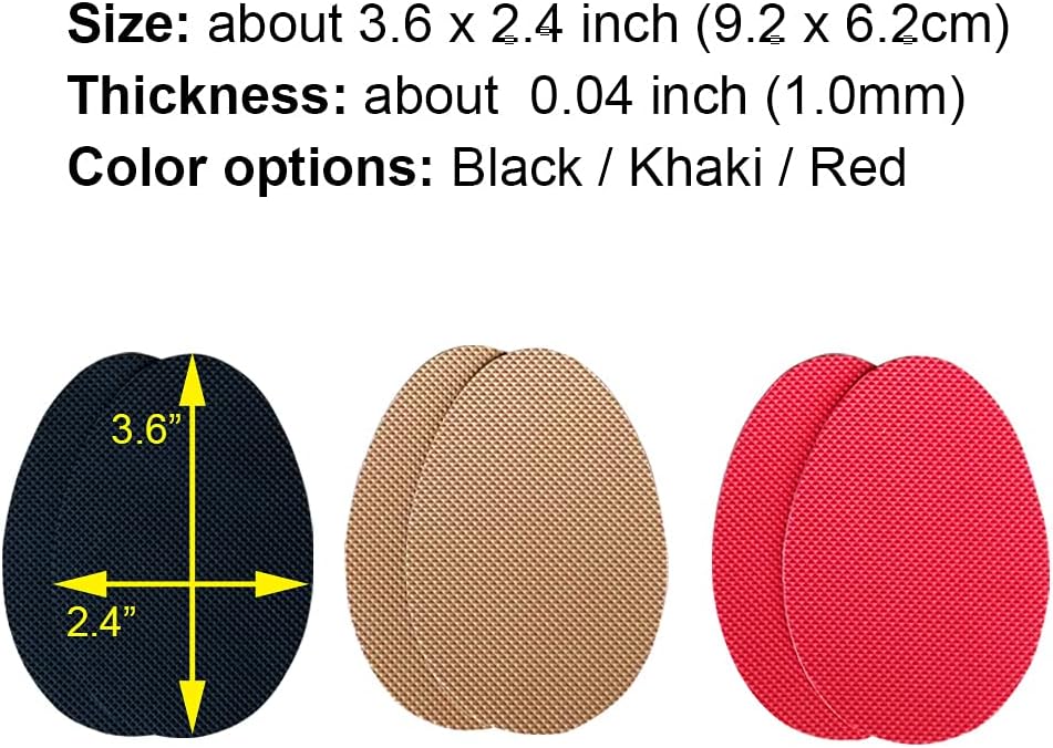 Unikstep 8 pares (16 piezas) suela de zapato antideslizante agarre, Caqui