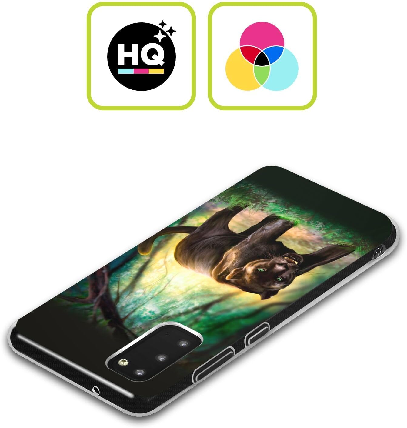 Head Case Designs Officially Licensed Anthony Christou Black Panther Fantasy Art Soft Gel Case Compatible with Samsung Galaxy A32 (2021)