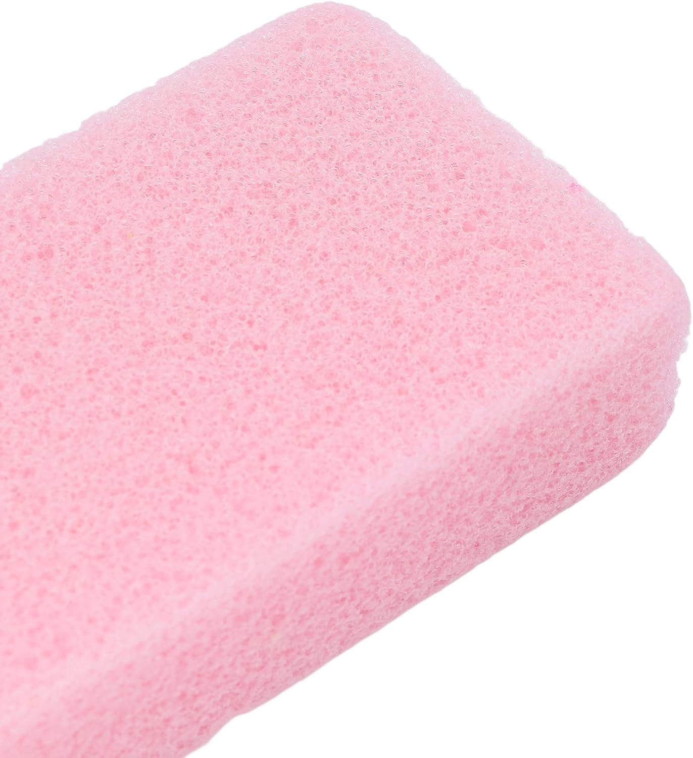 Piedra pómez para pies, piedra pómez para pies, herramientas de pedicura de lava, pedicura profesional, piedra pómez, cuadrada, rosa, dura, para