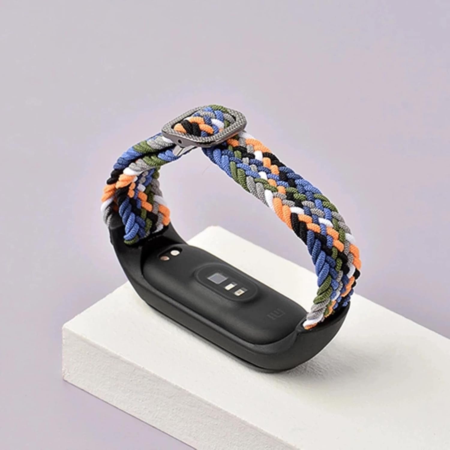 Correa de nailon trenzada multicolor para Mi Band 6, 5, 4, 3, pulsera deportiva Solo Loop Smart Fitness