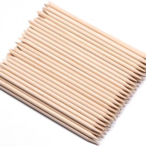 Borogo – 120 unidades de palitos naranjas para uñas, palitos de madera naranja de doble cara, multifuncional, removedor de cutículas, herramienta de Borogo – 120 unidades de palitos naranjas para uñas, palitos de madera naranja de doble cara, multifuncional, removedor de cutículas, herramienta de