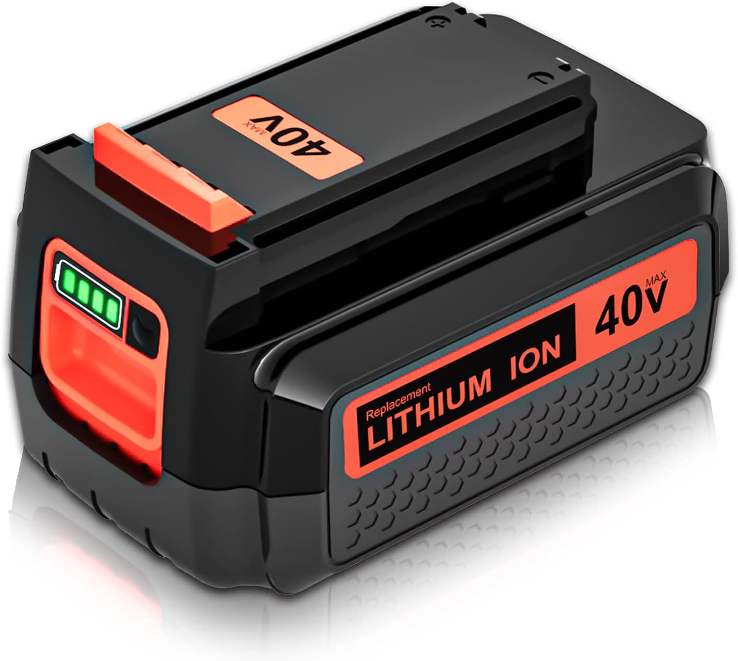 Batería de repuesto de 40 V 3.0 Ah para Black and Decker batería de litio LBX2040 LBXR36 LBXR2036 LST540 LCS1240 LBX1540 LST136W compatible con