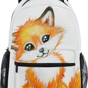 ALAZA Elegante mochila grande personalizada portátil iPad Tablet viaje mochila escolar con múltiples bolsillos, Zorro, Computadora portátil ALAZA Elegante mochila grande personalizada portátil iPad Tablet viaje mochila escolar con múltiples bolsillos, Zorro, Computadora portátil