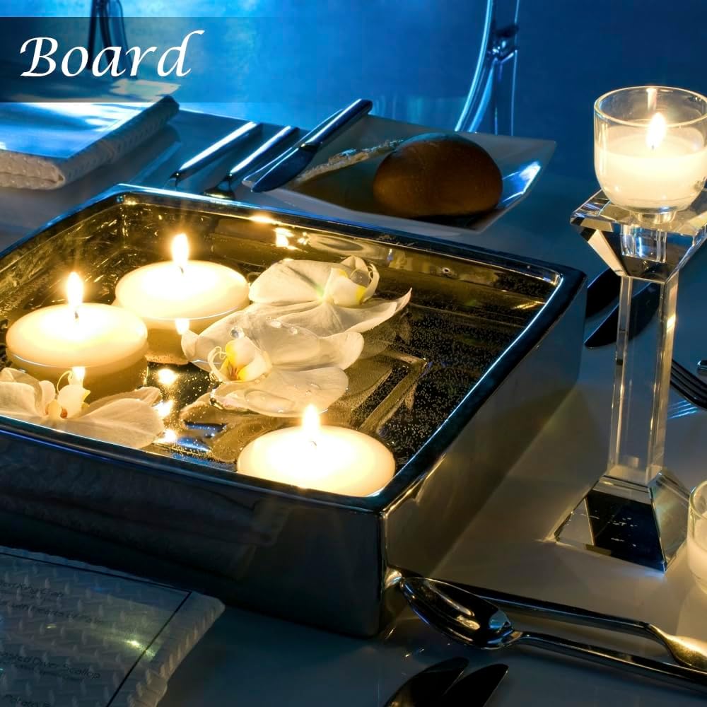 Velas flotantes blancas de 3 pulgadas, paquete de 1236 de 13 a 15 horas, cera sin perfume sin goteo para jarrones cilíndricos, centros de mesa en