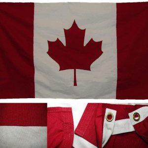 Bandera bordada de Canadá Country 100% algodón de 3 x 5 pies Bandera bordada de Canadá Country 100% algodón de 3 x 5 pies