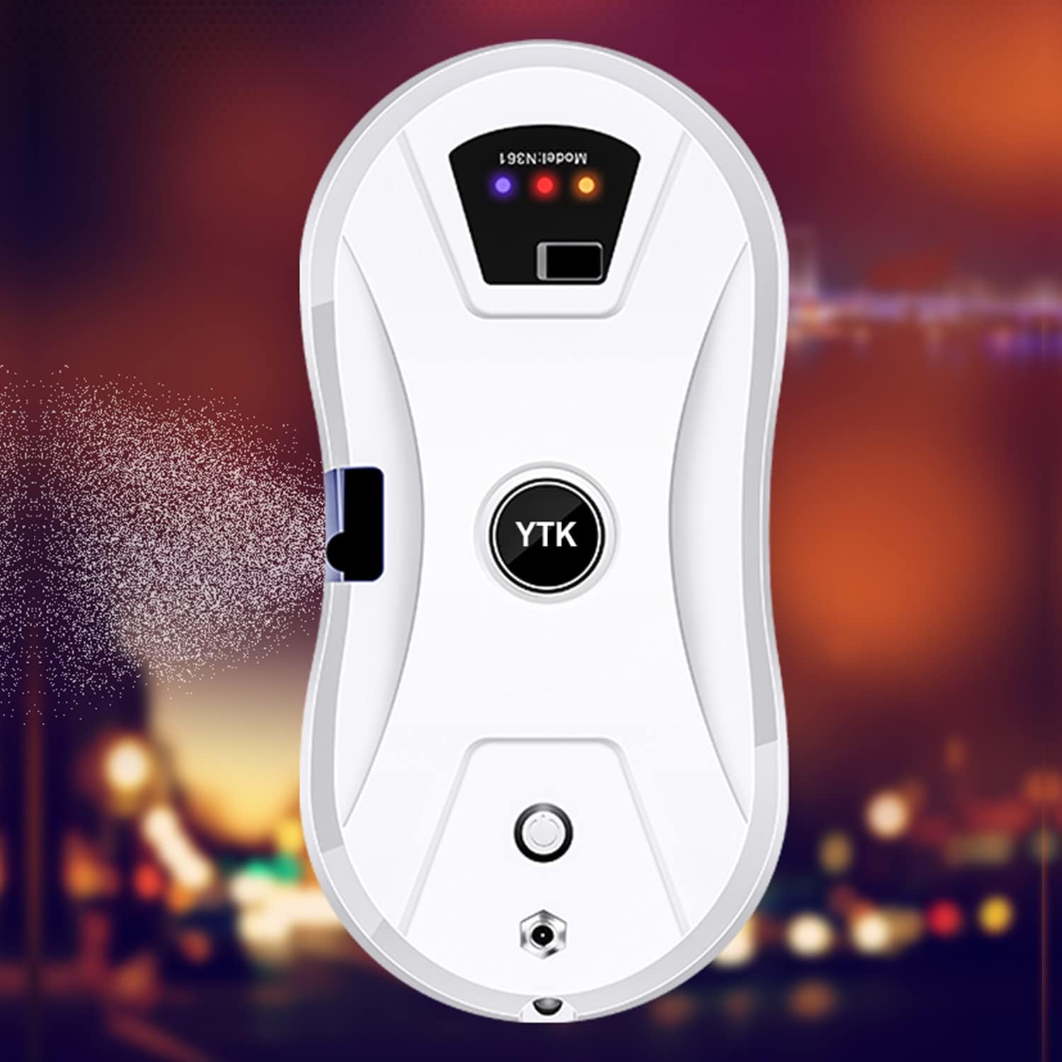 YTK Robot limpiador de ventanas con ultrasonido 5600PA auto agua vidrio limpieza automática inteligente robot limpiador aspirador ventana con