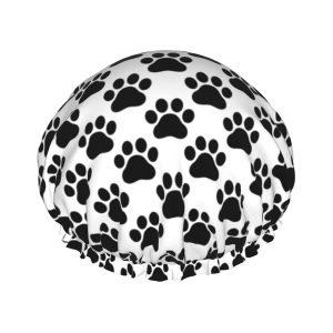 Cute Dog Double Layer Waterproof Shower Cap Suitable For All Head Sizes Cute Dog Double Layer Waterproof Shower Cap Suitable For All Head Sizes