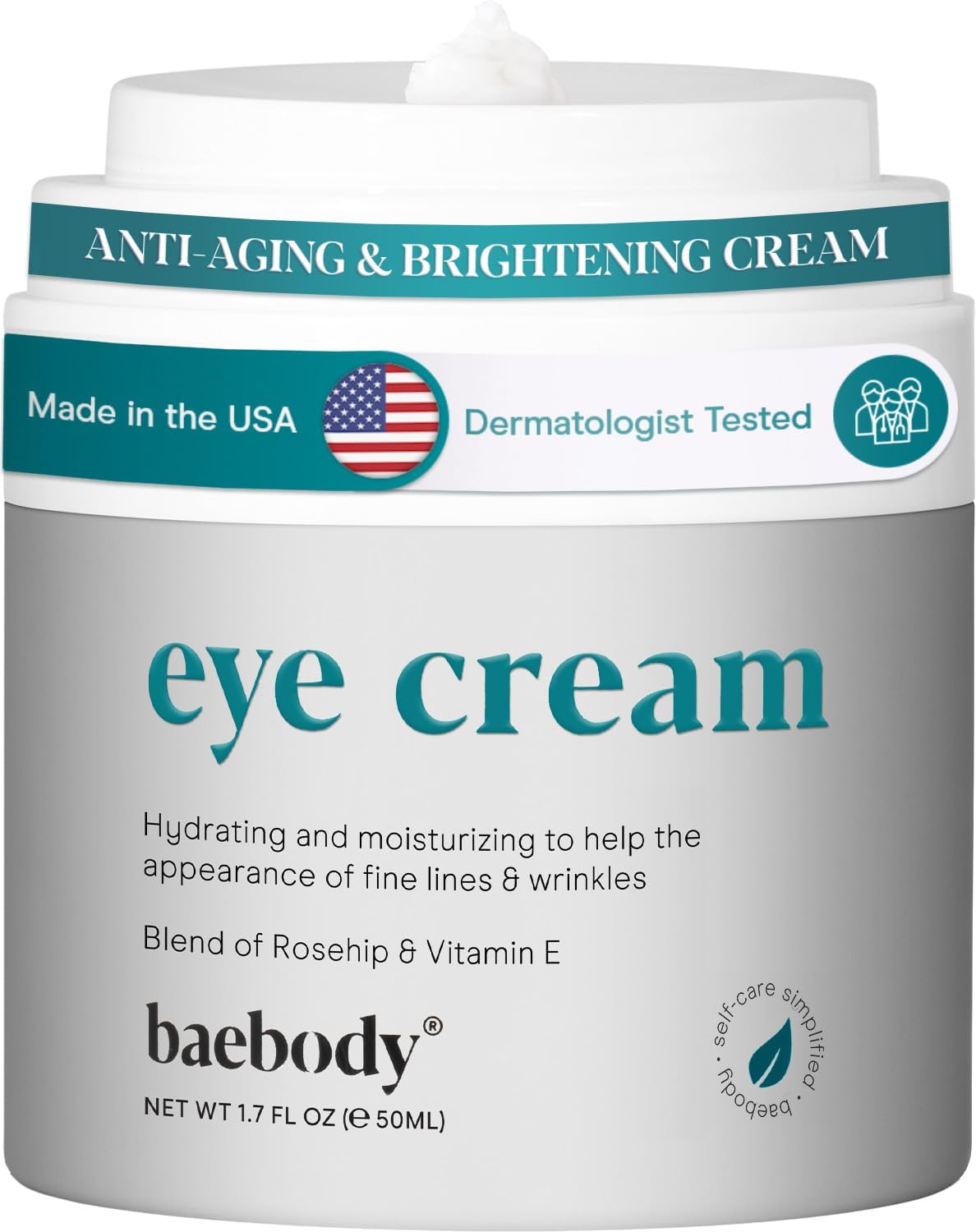 Baebody Crema de ojos aclamada por la crítica  Crema antienvejecimiento debajo de los ojos para ojeras  Crema nutritiva para ojos para hinchazón y