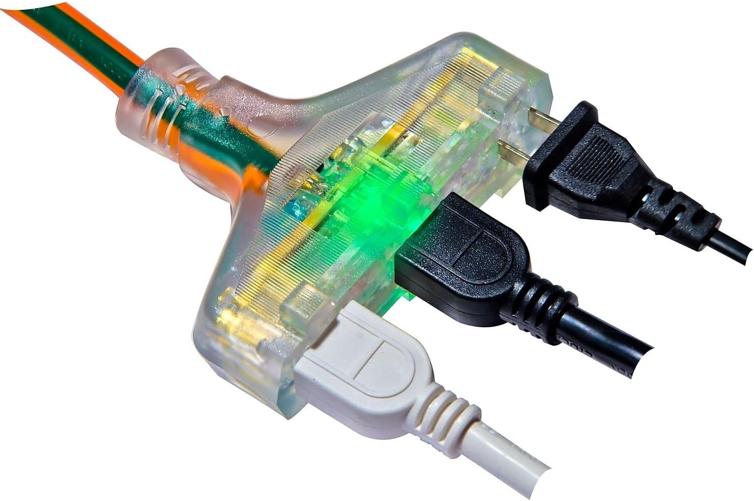 Go Green Power Inc. GG-15100 – Cable de extensión resistente 143, 100 pies, color naranja