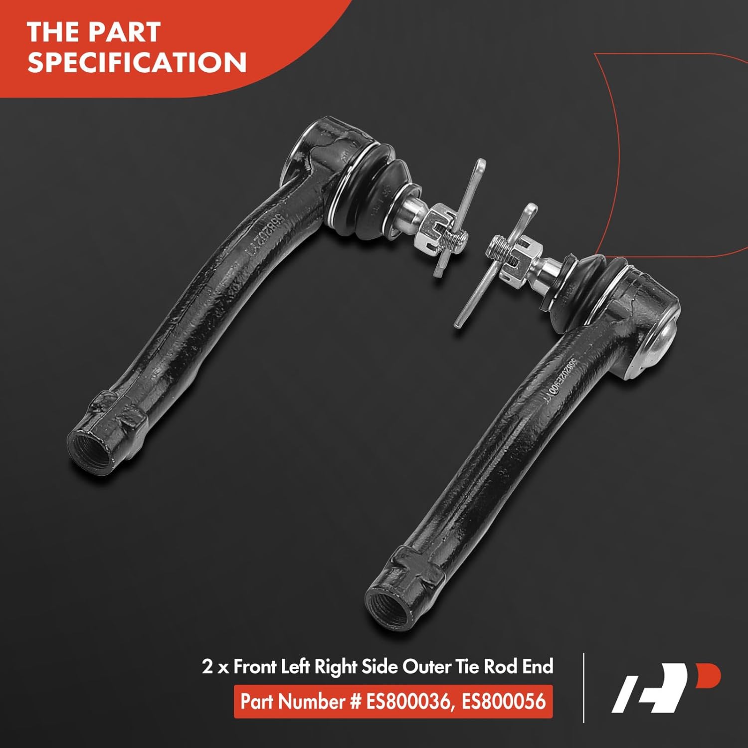 A-Premium Kit de suspensión delantera, brazo de control inferior, barra estabilizadora, articulación de rótula inferior, extremo de barra de