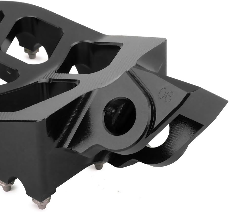 AnXin Estriberas para bicicleta de cross, reposapiés, pedales CNC MX para KX65 00-20 KX80 98-00 KX85 01-22 KX100 98-21 KLX140 08-23 KX112 2022 Pit