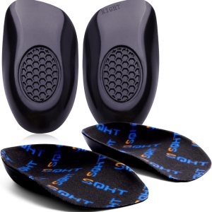 SQHT Plantillas para fascitis plantar, plantillas ortopédicas de alivio rápido para el dolor de talón, espolones de talón y tendinitis de Aquiles, SQHT Plantillas para fascitis plantar, plantillas ortopédicas de alivio rápido para el dolor de talón, espolones de talón y tendinitis de Aquiles,