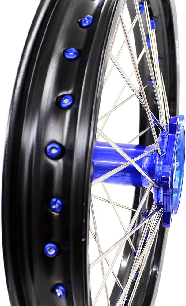 KKE Llantas 21-19 MX Cast Ruedas para Yamaha Cast YZ125YZ250 99-24 YZ250FYZ450F 03-24 MX Ruedas Bujes pintados