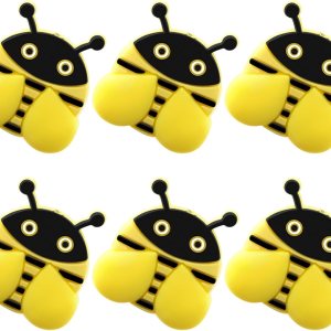 6 tapones para agujas de tejer, lindos tapones de aguja de abeja, accesorios de punto de protección de aguja de EE. UU. 1.5 (0.098 in) a EE. UU. 15 6 tapones para agujas de tejer, lindos tapones de aguja de abeja, accesorios de punto de protección de aguja de EE. UU. 1.5 (0.098 in) a EE. UU. 15