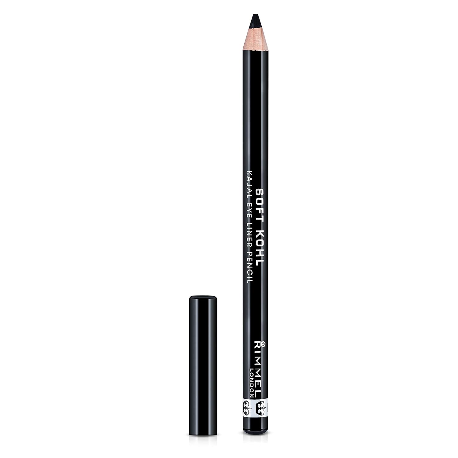 Delineador Soft Kohl de Rimmel, negro intenso, Negro azabache