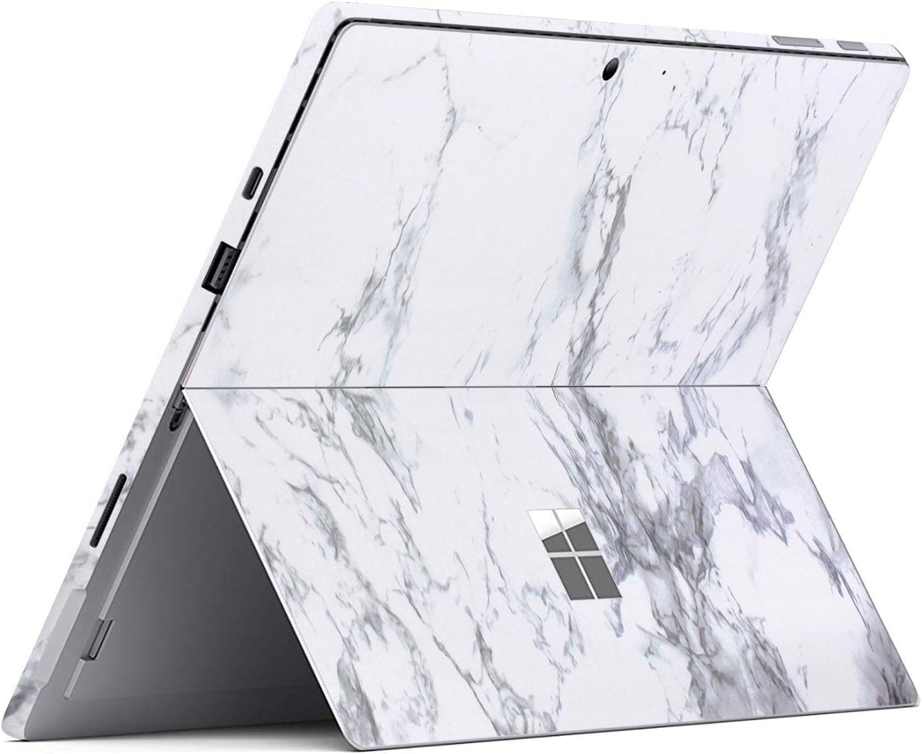 MasiBloom Adhesivo adhesivo para tablet Microsoft Surface Pro 9 de 13 pulgadas, no apto para Pro 78 (2020-2021 lanzado) antiarañazos (mármol blanco)