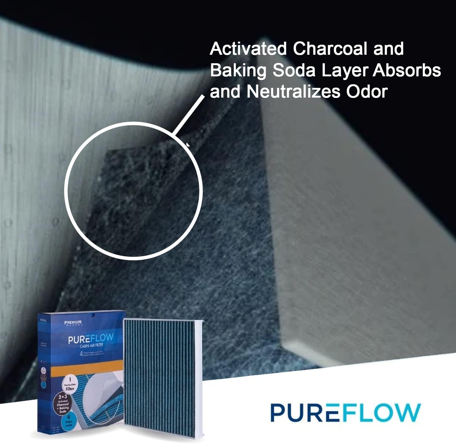 Filtro de aire de cabina Pureflow PC9958X  Compatible con Chevrolet Suburban 2020-19, Cadillac Escalade ESV 2020-15