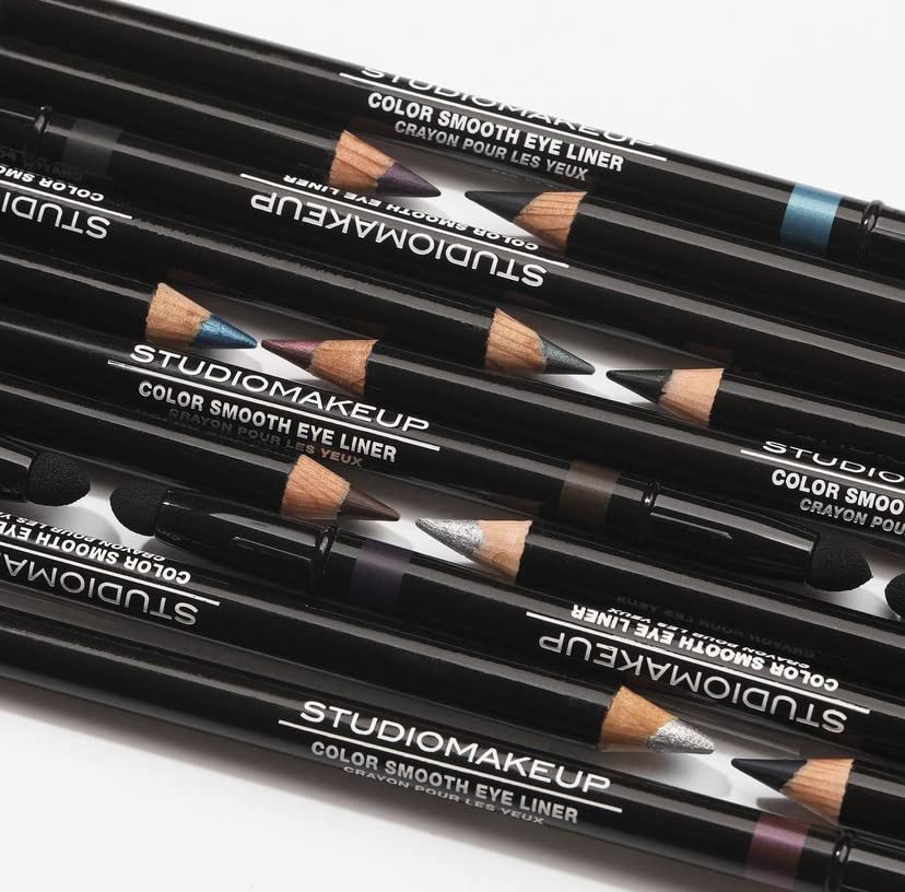 Studiomakeup Lápiz delineador de ojos suave de color, maquillaje de ojos suave al tacto, delineador de ojos de textura suave, delineador de ojos