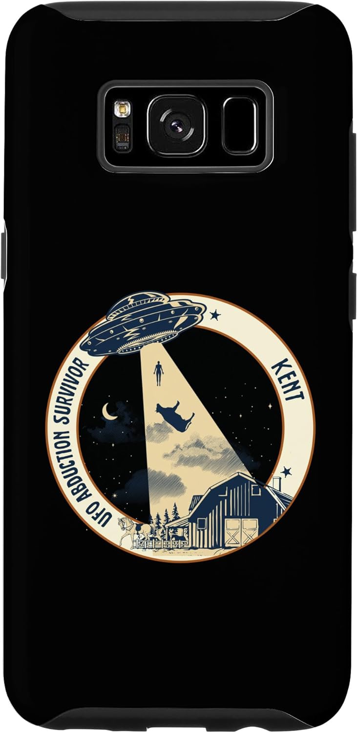 Galaxy S8 KENT UFO Alien Abduction Survivor Cow Tractor Beam Case