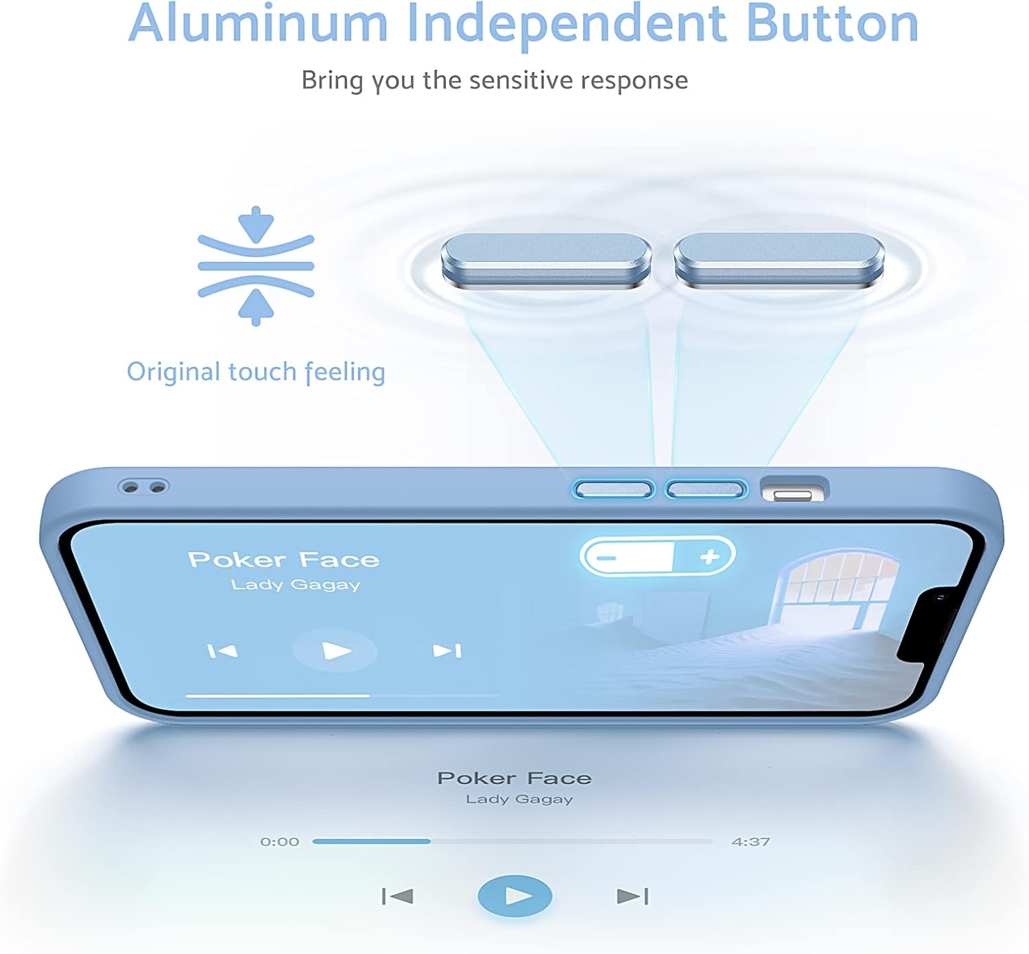 Anqrp Funda diseñada para iPhone 13 Mini, compatible con carga inalámbrica Funda delgada de silicona suave antiarañazos para iPhone 13 Mini de 5.4