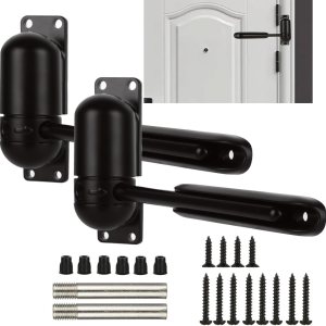 2 piezas de cierrapuertas automático bisagra de resorte pequeño cierrapuertas de 3-12 pulgadas Bisagra de puerta de cierre automático de seguridad 2 piezas de cierrapuertas automático bisagra de resorte pequeño cierrapuertas de 3-12 pulgadas Bisagra de puerta de cierre automático de seguridad