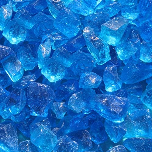 Blue Ridge  Cristal para hoguera, cristal para acuario, vidrio para jardín, encimeras y decoración del hogar, fabricado en Estados Unidos