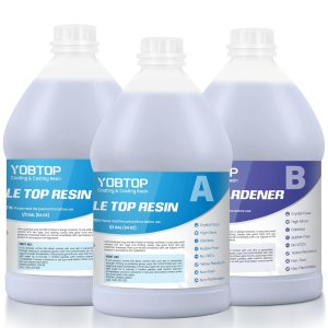 Resina epoxi de vertido profundo de 1.5 galones, kit de resina epoxi transparente de 2 a 4 pulgadas, alto brillo, sin burbujas, resina de fundición Resina epoxi de vertido profundo de 1.5 galones, kit de resina epoxi transparente de 2 a 4 pulgadas, alto brillo, sin burbujas, resina de fundición