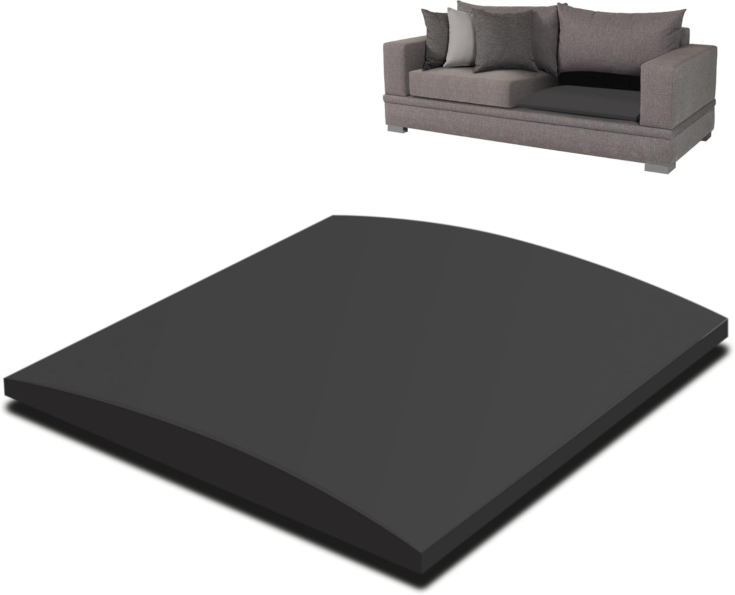 Soporte de asiento para muebles, 20 x 20 pulgadas, cojín de espuma de alta densidad para sofá, cojín de soporte de reparación de hundimiento,