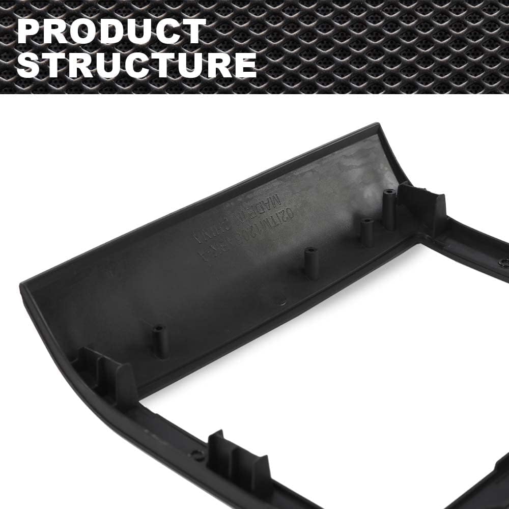 Dash Radio Climate Bisel Central Panel Compatible con Ford F150 2004, 2005, 2006, 2007, 2008, Negro