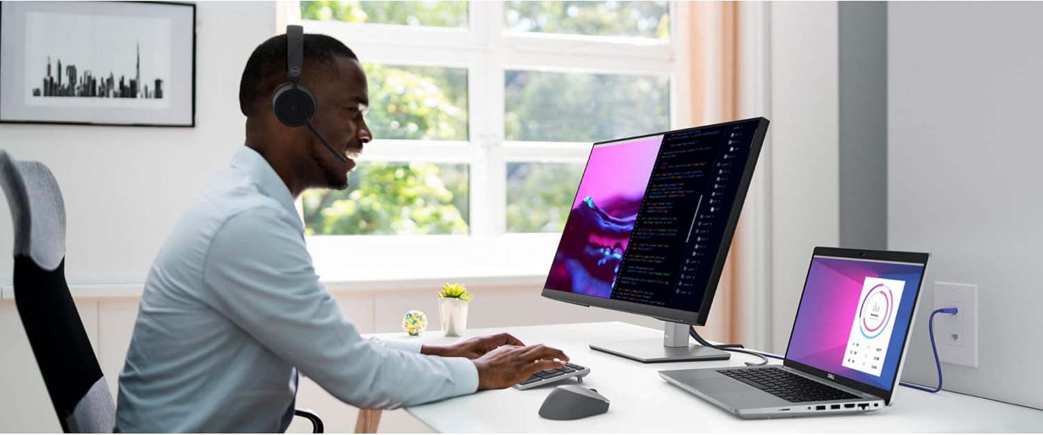 Dell P2423DE 23.8″ QHD WLED LCD Monitor – 169 – Negro, Plata