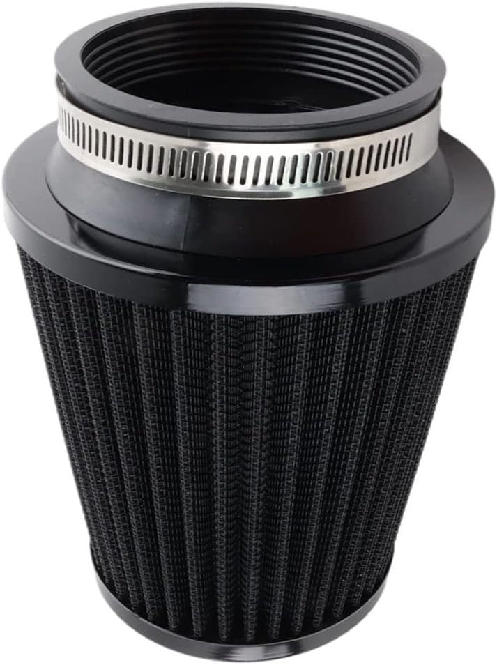 Limpiador de filtro de aire de 2.992 in para tubo de admisión con filtro de repuesto de 2.99 pulgadas de diámetro (2.992 in negro B)