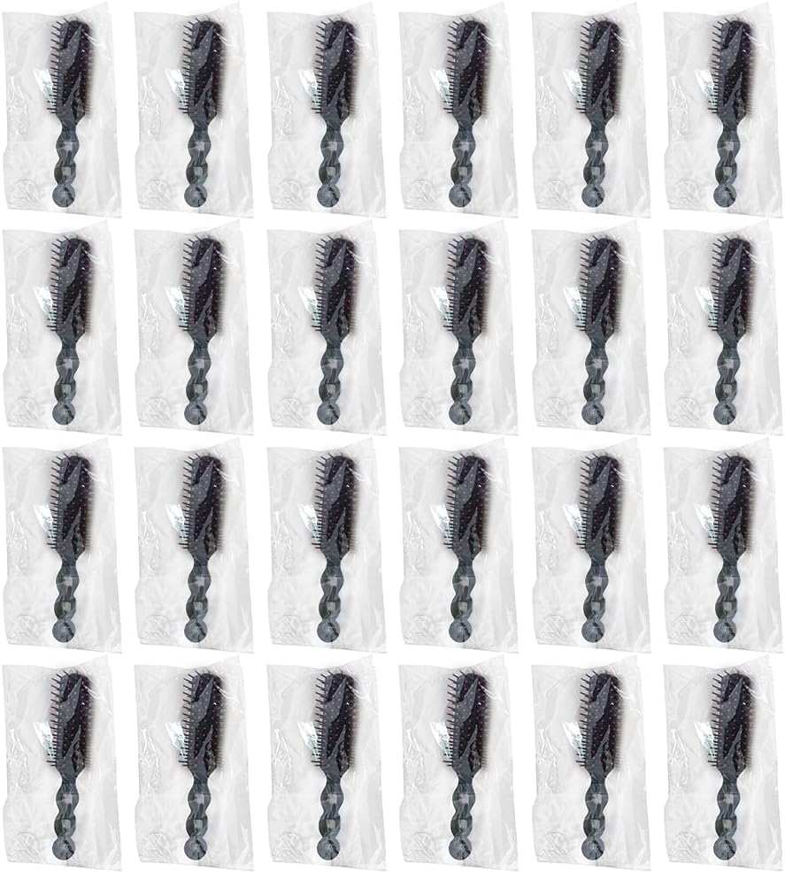 Cepillos de pelo a granel para personas sin hogar envueltos individualmente, cepillo de pelo a granel, cepillo de pelo para cabello rizado, adecuado