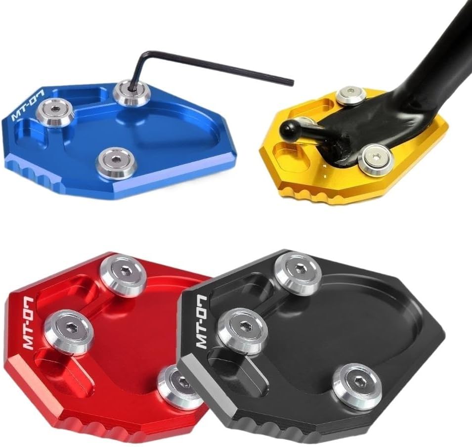 Almohadilla lateral para motocicleta, soporte lateral para motocicleta, soporte de extensión para Y&AMAHA MT-07 MT07 Tracer 700 MT 07 Moto Cage XSR