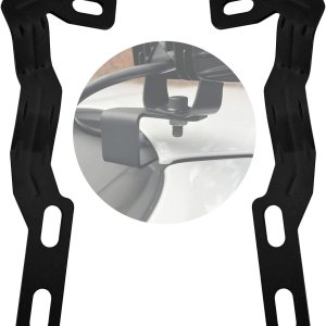 Kit de soporte de montaje de luz LED para bisagra de capó todoterreno, soportes de montaje de luz compatibles con Toyota Tacoma Truck 2016 2017 2018 Kit de soporte de montaje de luz LED para bisagra de capó todoterreno, soportes de montaje de luz compatibles con Toyota Tacoma Truck 2016 2017 2018