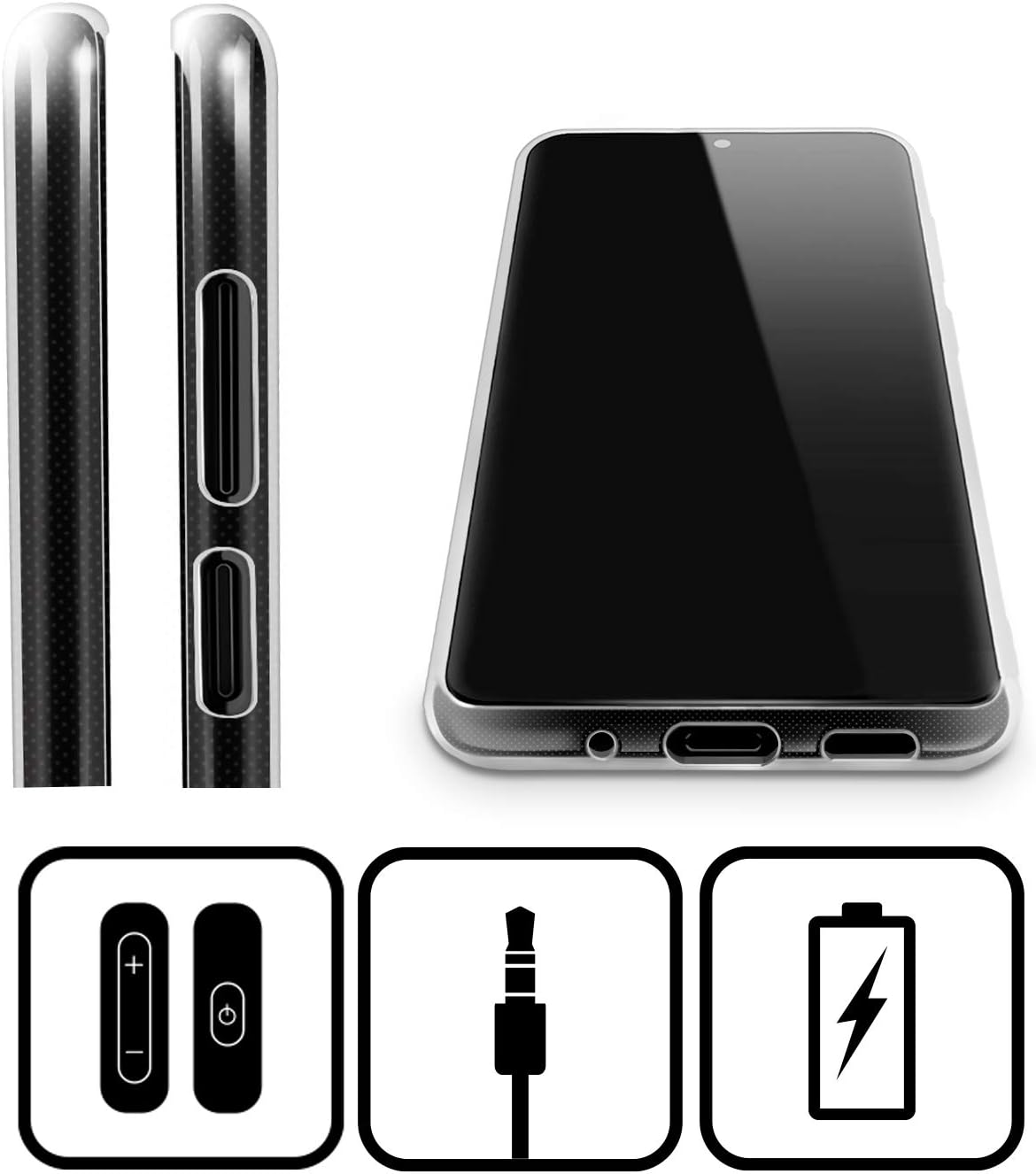Head Case Designs Funda de gel suave con licencia oficial de Willy Wonka y The Chocolate Factory Candy Bar Graphics compatible con Samsung Galaxy