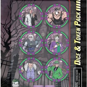 DC HeroClix Paquete de dados y fichas notorias DC HeroClix Paquete de dados y fichas notorias