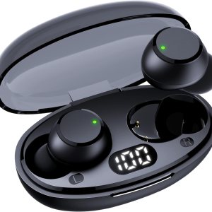 XBOSS T62 Mini auriculares inalámbricos Bluetooth con micrófono 5.3 pequeños IPX7 impermeable HiFi estéreo cancelación de ruido para correr, XBOSS T62 Mini auriculares inalámbricos Bluetooth con micrófono 5.3 pequeños IPX7 impermeable HiFi estéreo cancelación de ruido para correr,