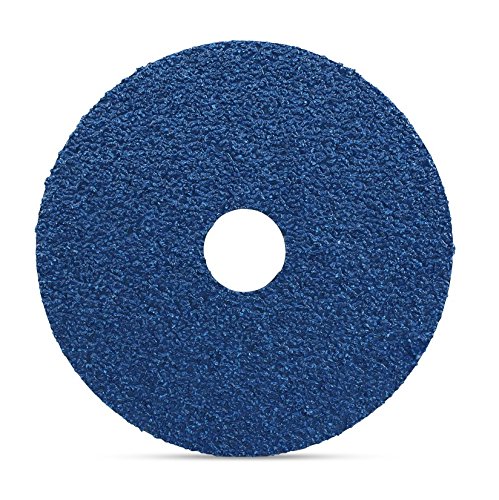 BHA Discos de molienda y lijado de fibra de resina de circonio, 5 “x 78”, grano 60 – 25 unidades