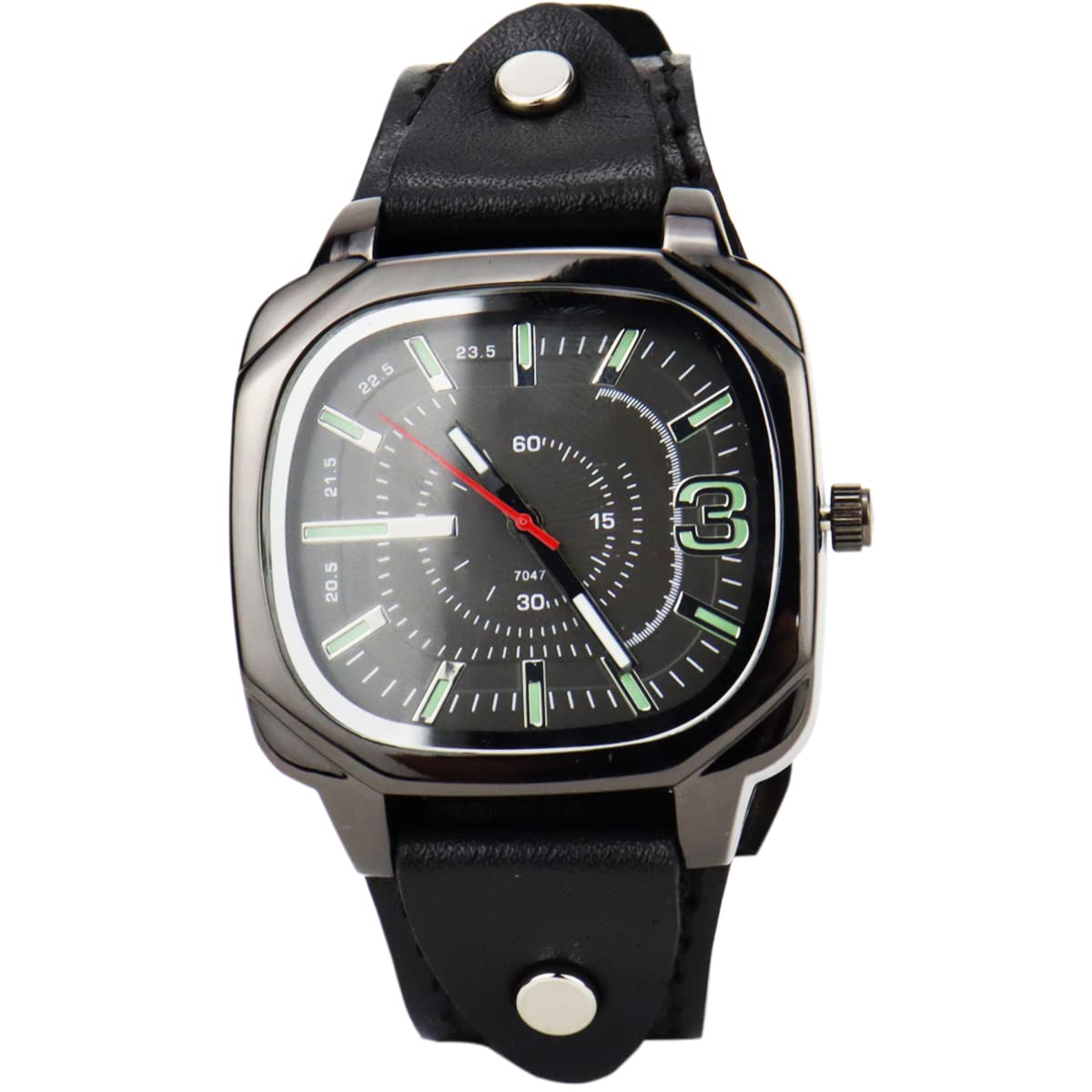 Mens Watch Analog Waches for Man Work Watches Women Stylish Minimalist Classic Men’s Wrist Watch with 20mm Handmade Leather Band Unque Gifts for Men